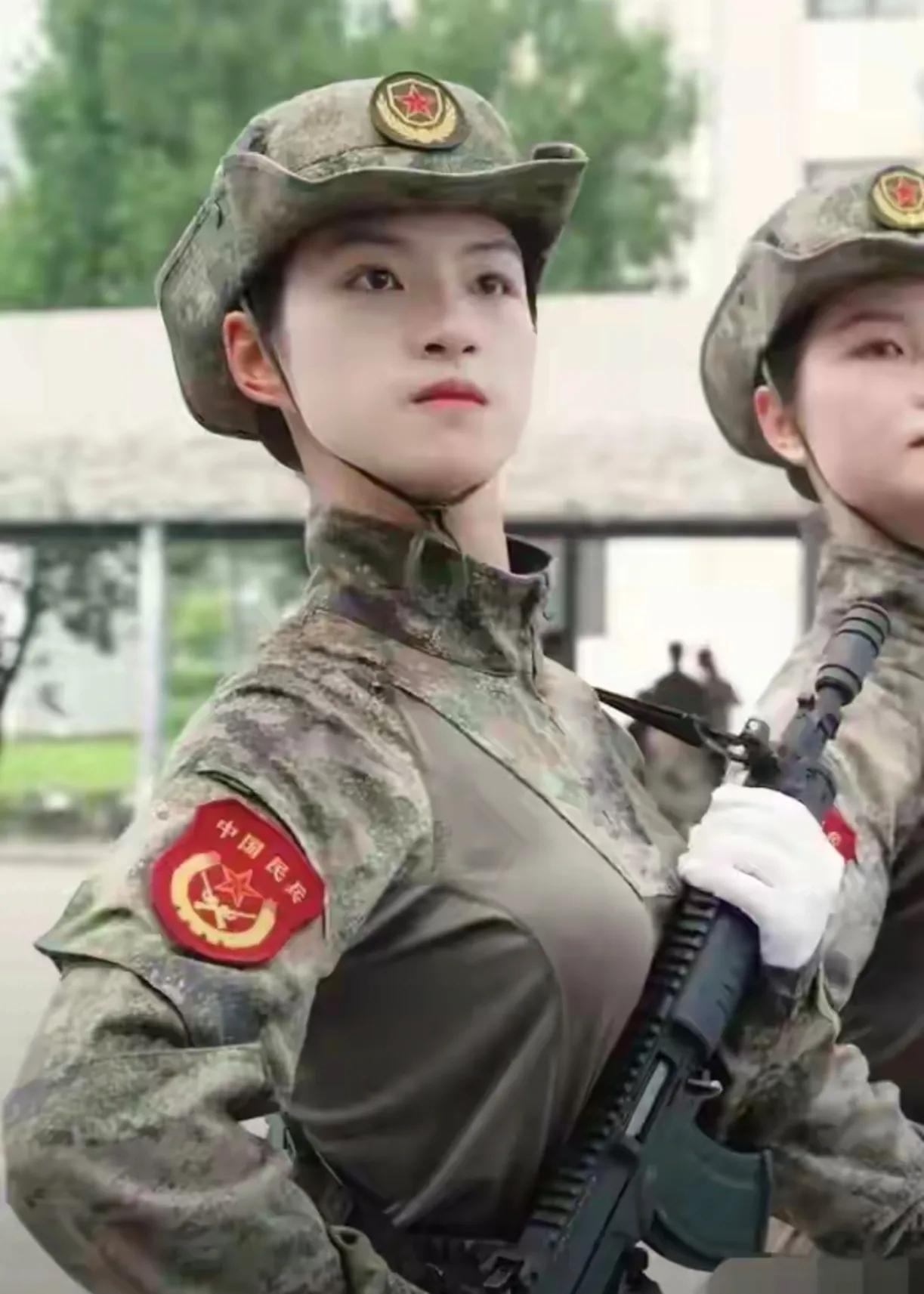 .怪不得阅兵式女民兵方队看起来都那么英姿飒爽，原来挑选条件那么高！在中国人民抗日
