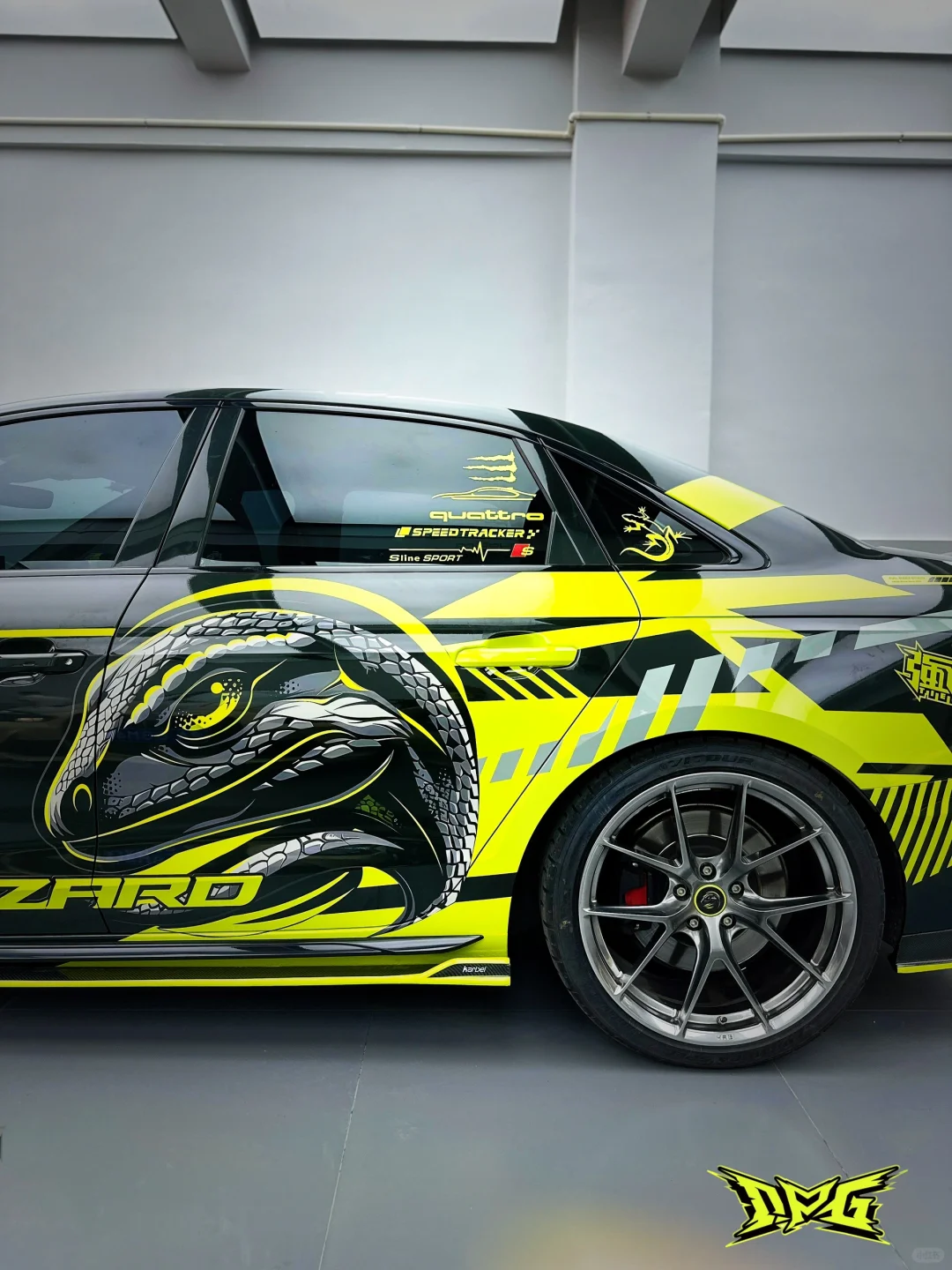 “壁虎漫步” 纯原创设计奥迪S4赛道涂装