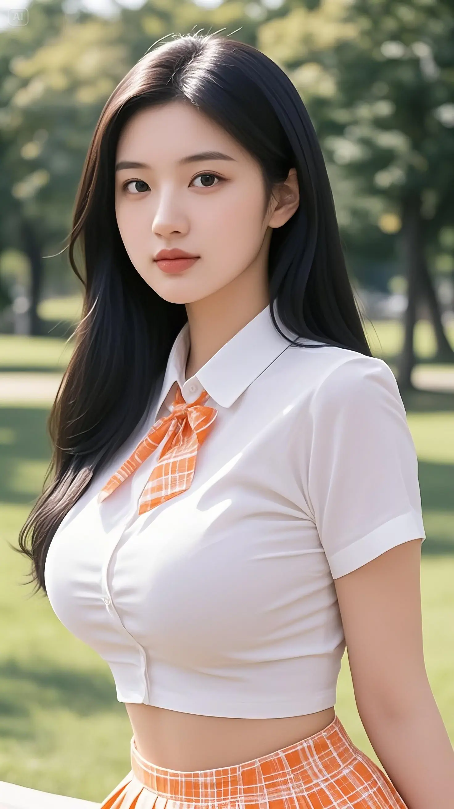 清纯甜美 女人味 甜美女孩