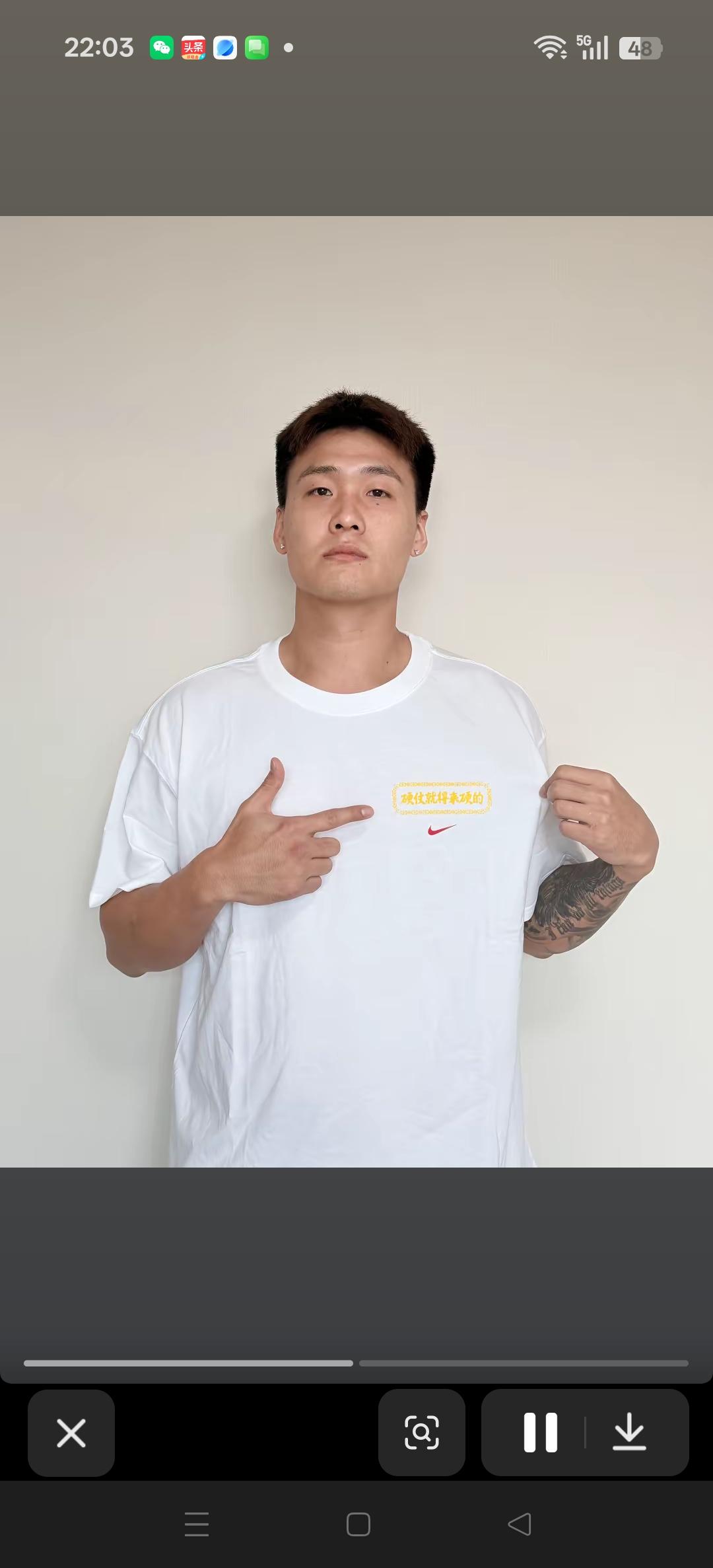前中国男篮队长赵睿，心系中国男篮7月3日中日大战，身体力行，鼓励激励中国男篮球员