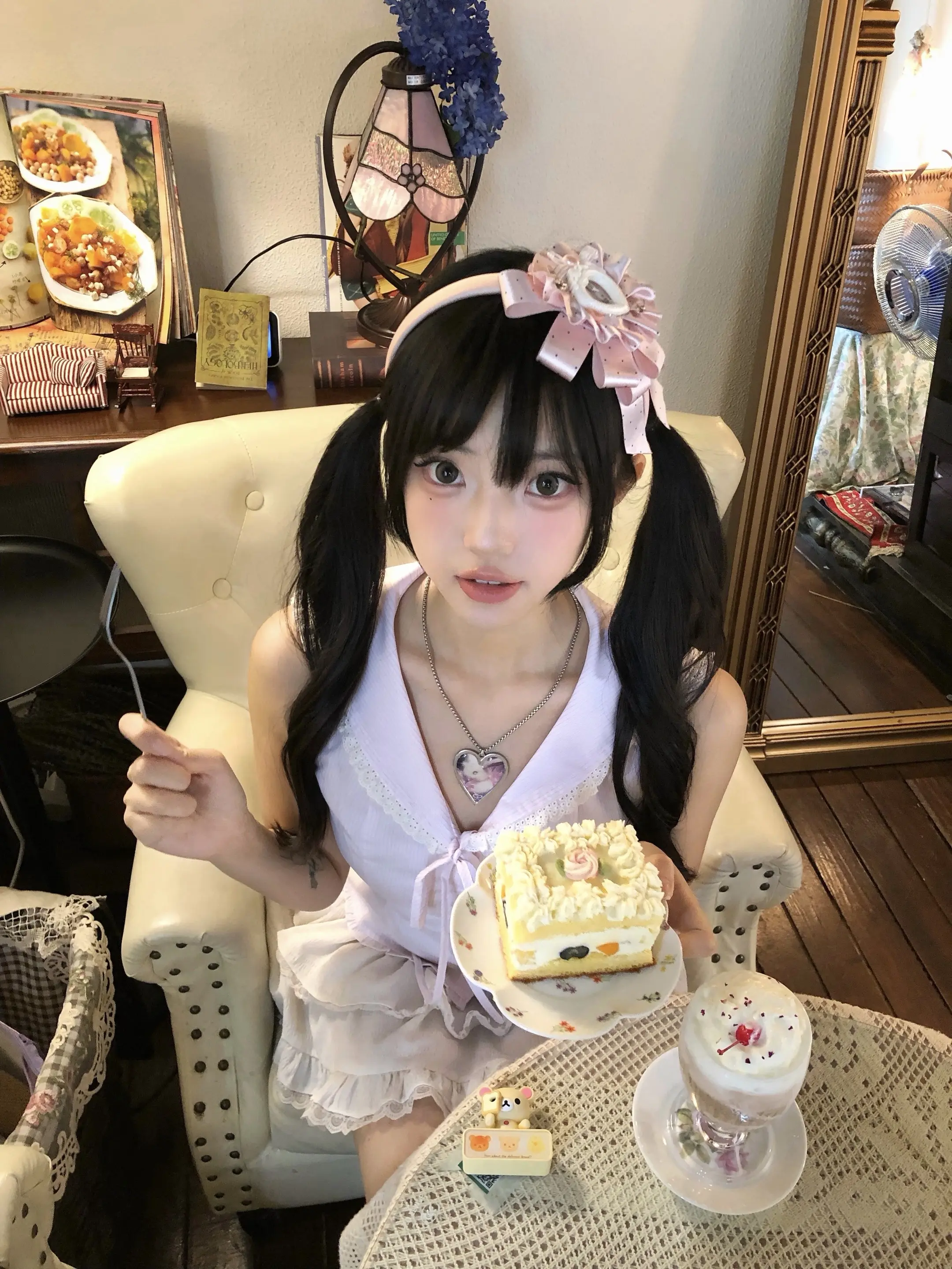 昭和小偶像🍰。又去玫瑰咖啡屋啦