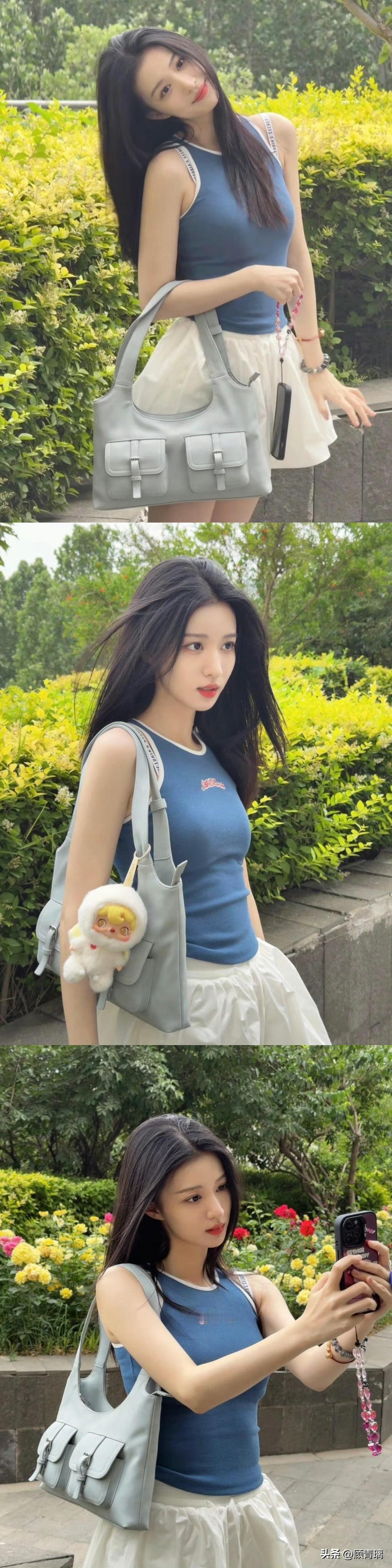 王楚然的私服太好看了，简直是青春靓丽的大美女！