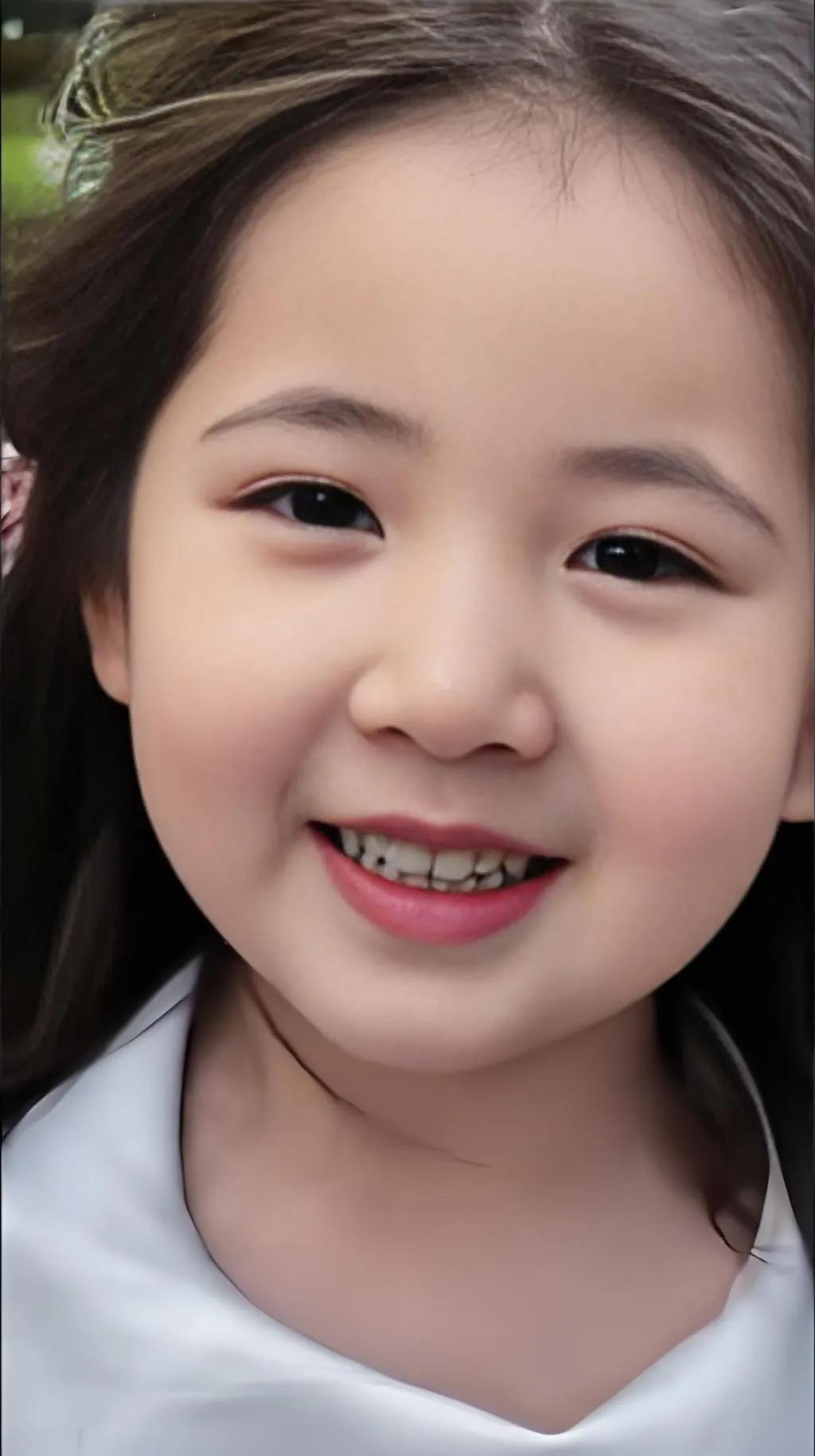 这闺女不仅长得漂亮，还是这个年龄正常的样子，太招人喜欢了！讨厌那种两三岁就教数学