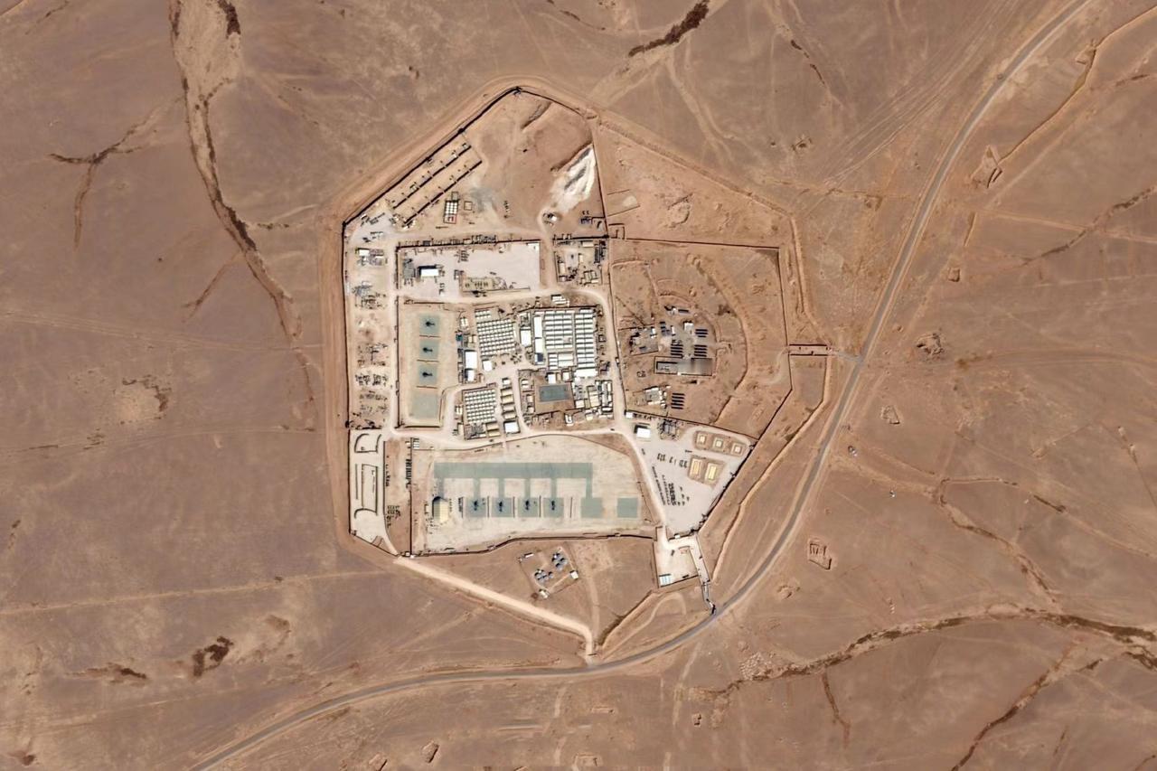 美军前沿小型基地，其实与抗战时期日军炮楼没有多少区别。在约旦、叙利亚、伊拉克的美