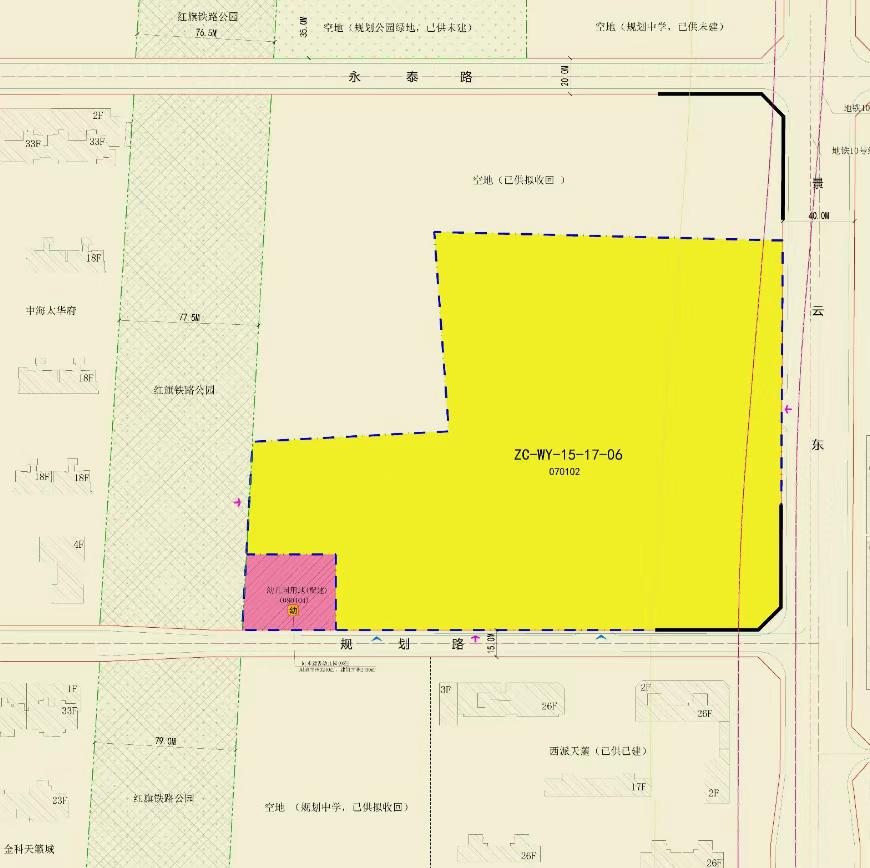 紧邻公园、教育用地！双地铁！西安主城1宗79.73亩的优质住宅用地规划公示...