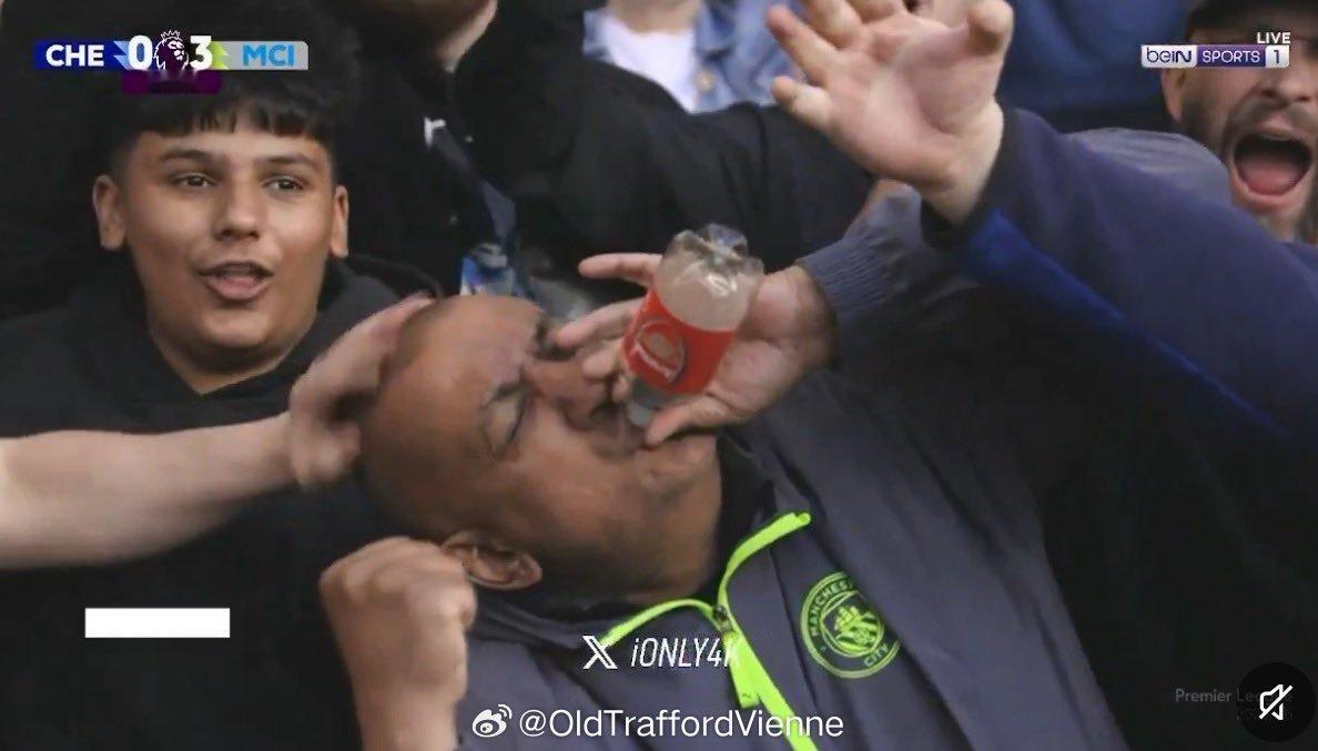 这个曼城球迷切尔西0比3曼城