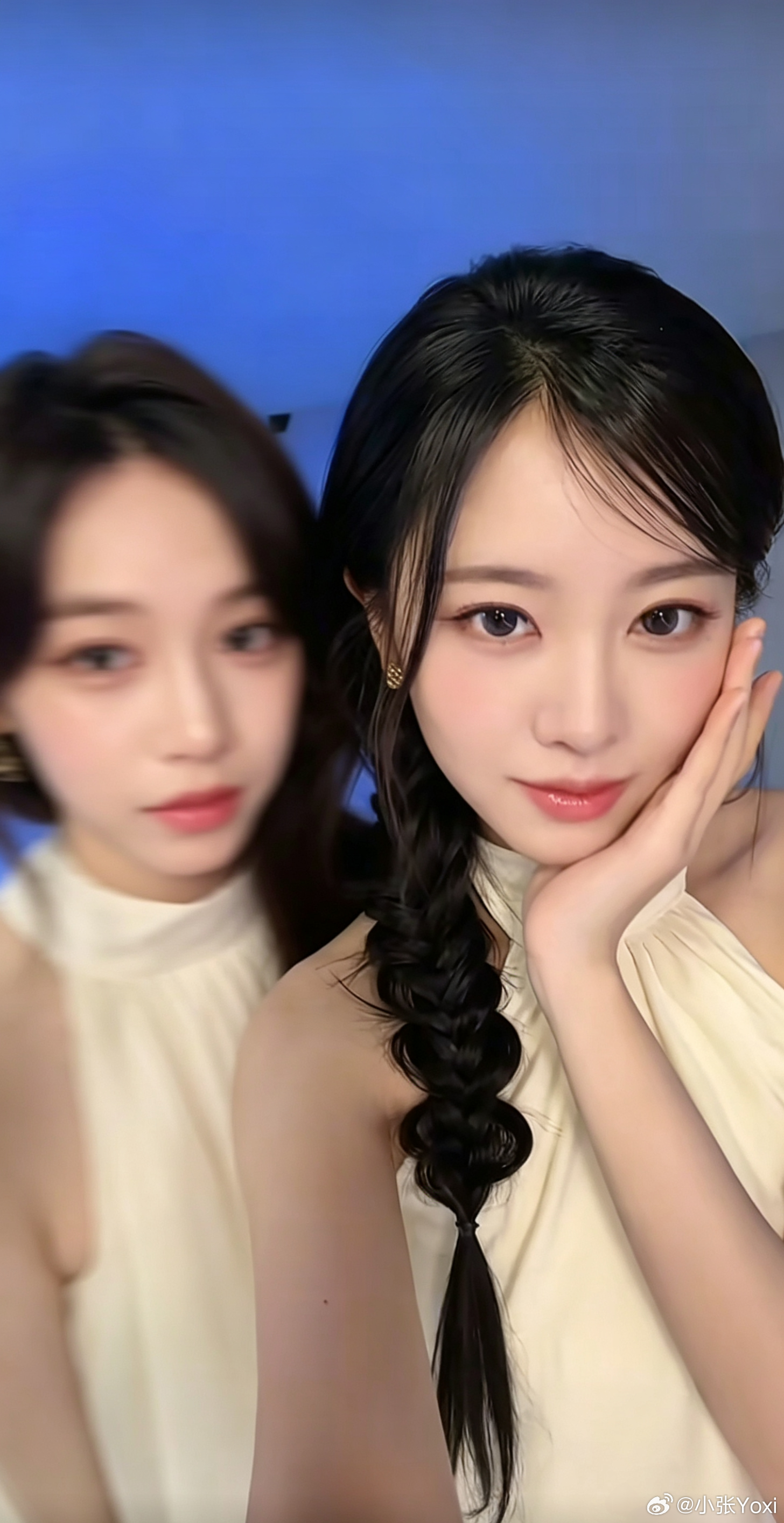 李芊语 💙李芊语赤颜一 这个侧麻花李芊语真的美到我了  随便一截都超美