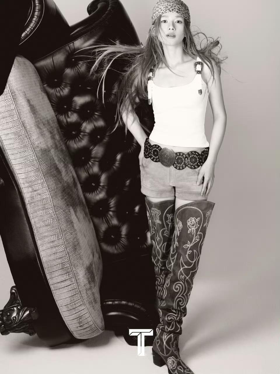 张婧仪 x T China April 2026不一样的张婧仪！！换了发色多了几