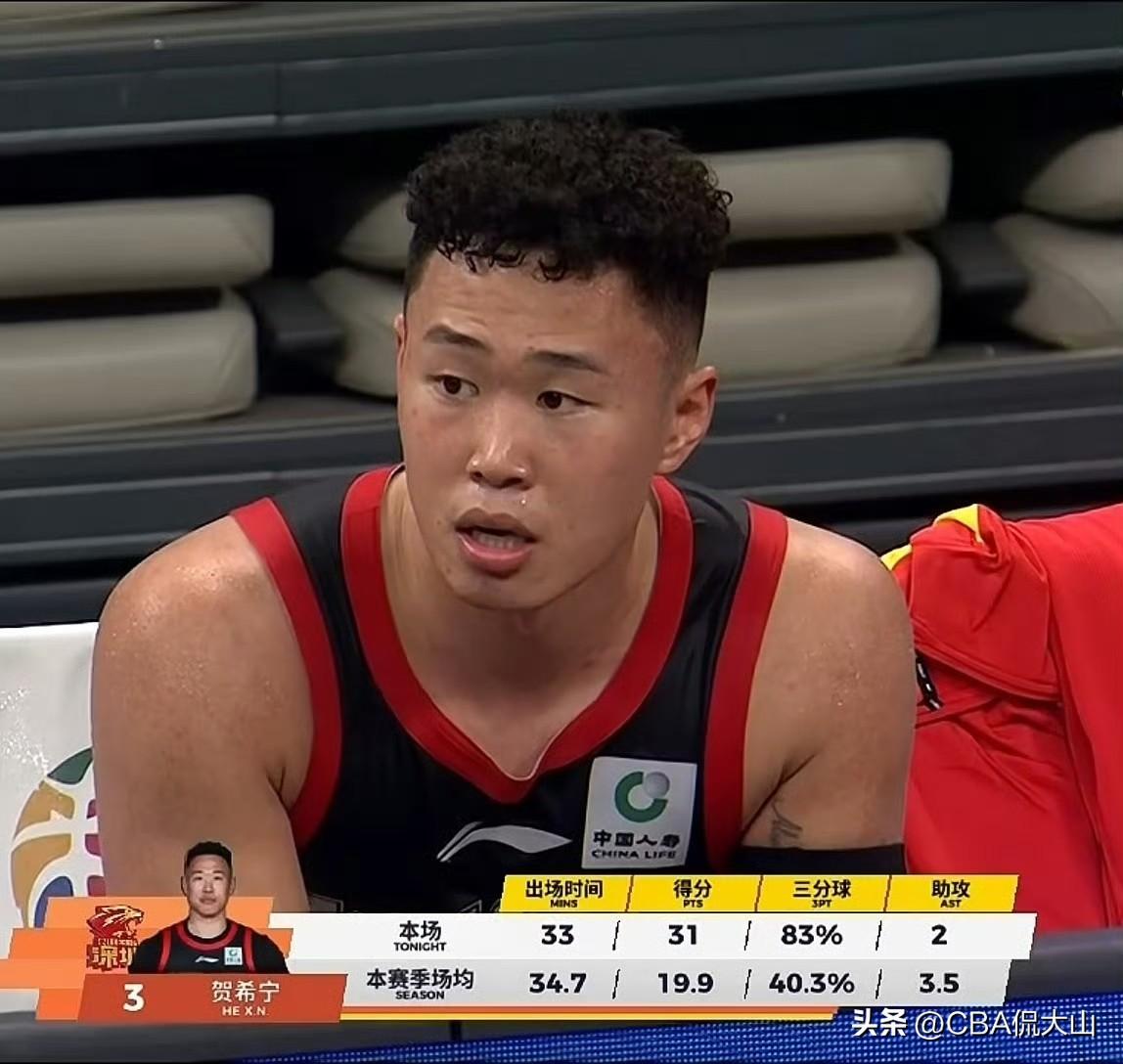 郭士强没看错人！今晚他三分球6投5中，带队取得5连胜，超越广东升至第三！比胡明轩