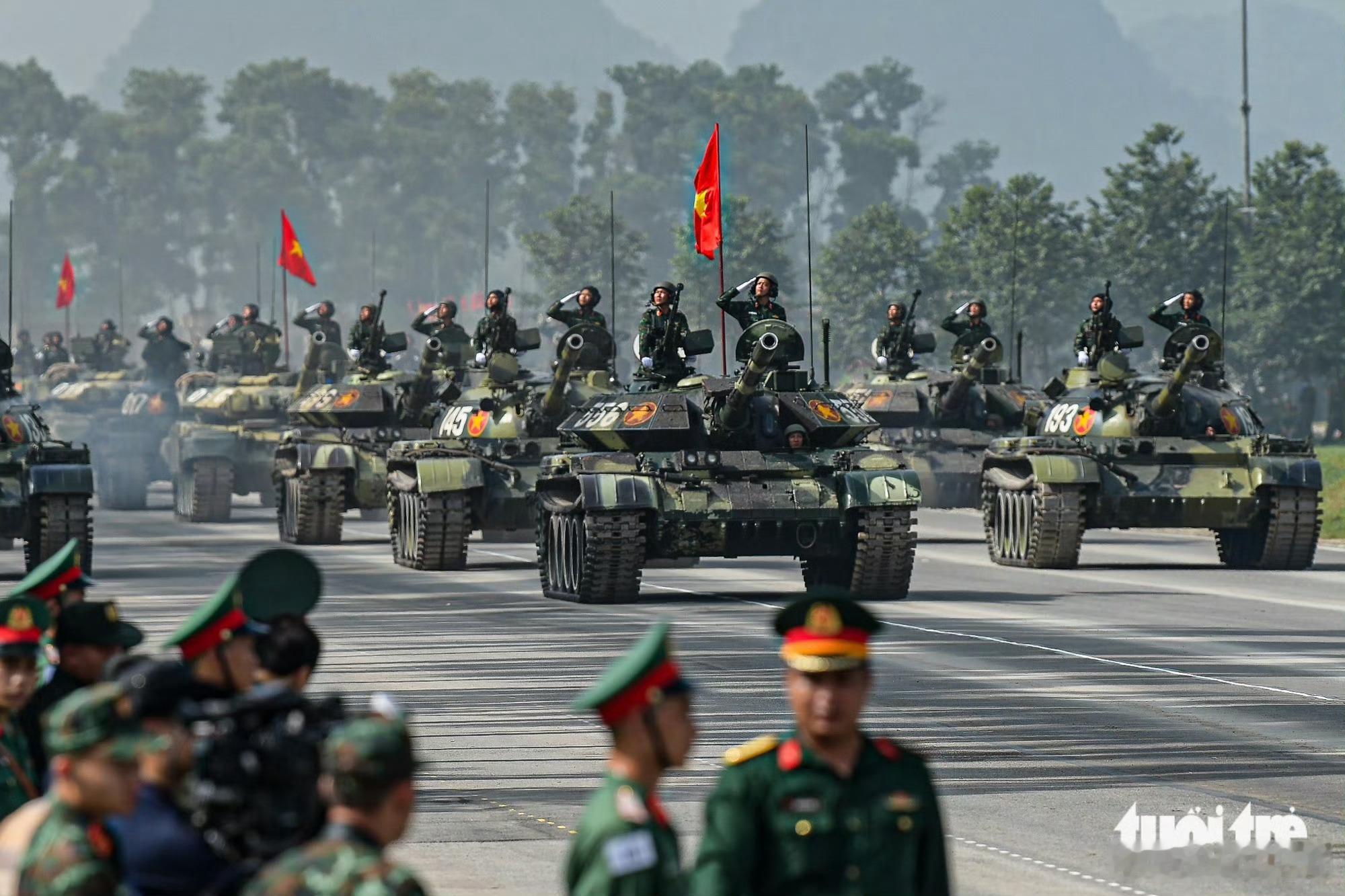 越南举行9·2国庆阅兵彩排，尖端武器亮相。 ​​​