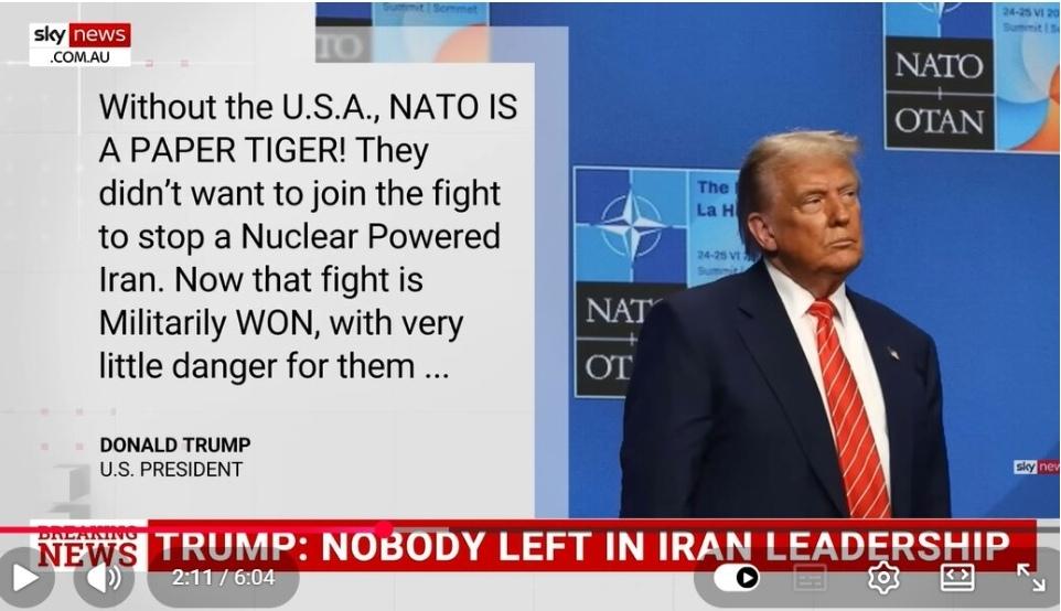 一个逃避兵役的人，居然还说盟友是懦夫！特朗普猛烈抨击北约：懦夫，我们会记住的！—