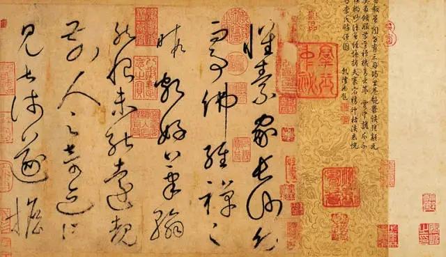 表扬与自我表扬的一件唐草书书法神品！这就是怀素的狂草《自叙帖》。《自叙帖》是至今