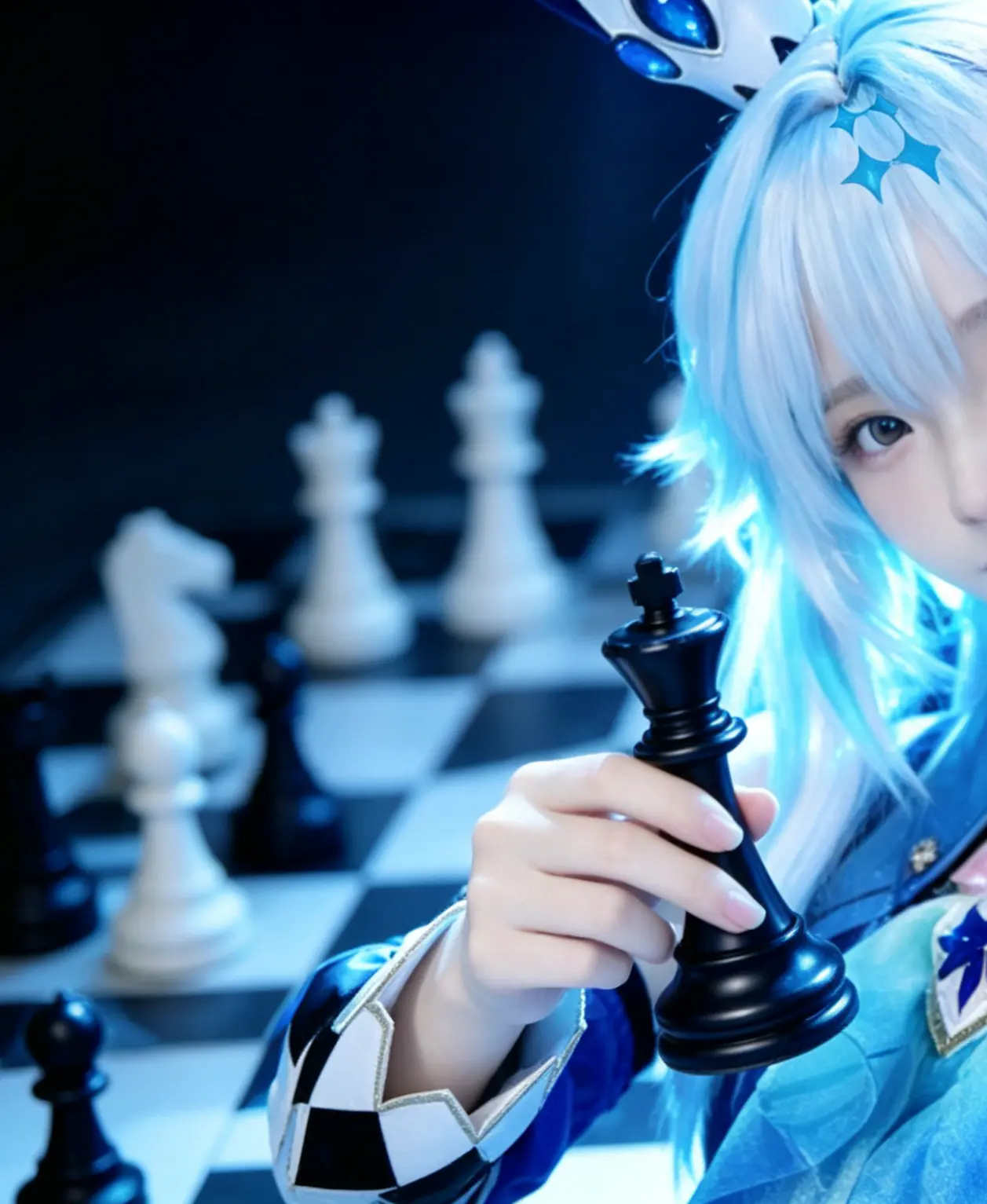 刻律德菈 cos.   货币战争，战技点队好像很火哦~  这步棋你看懂...