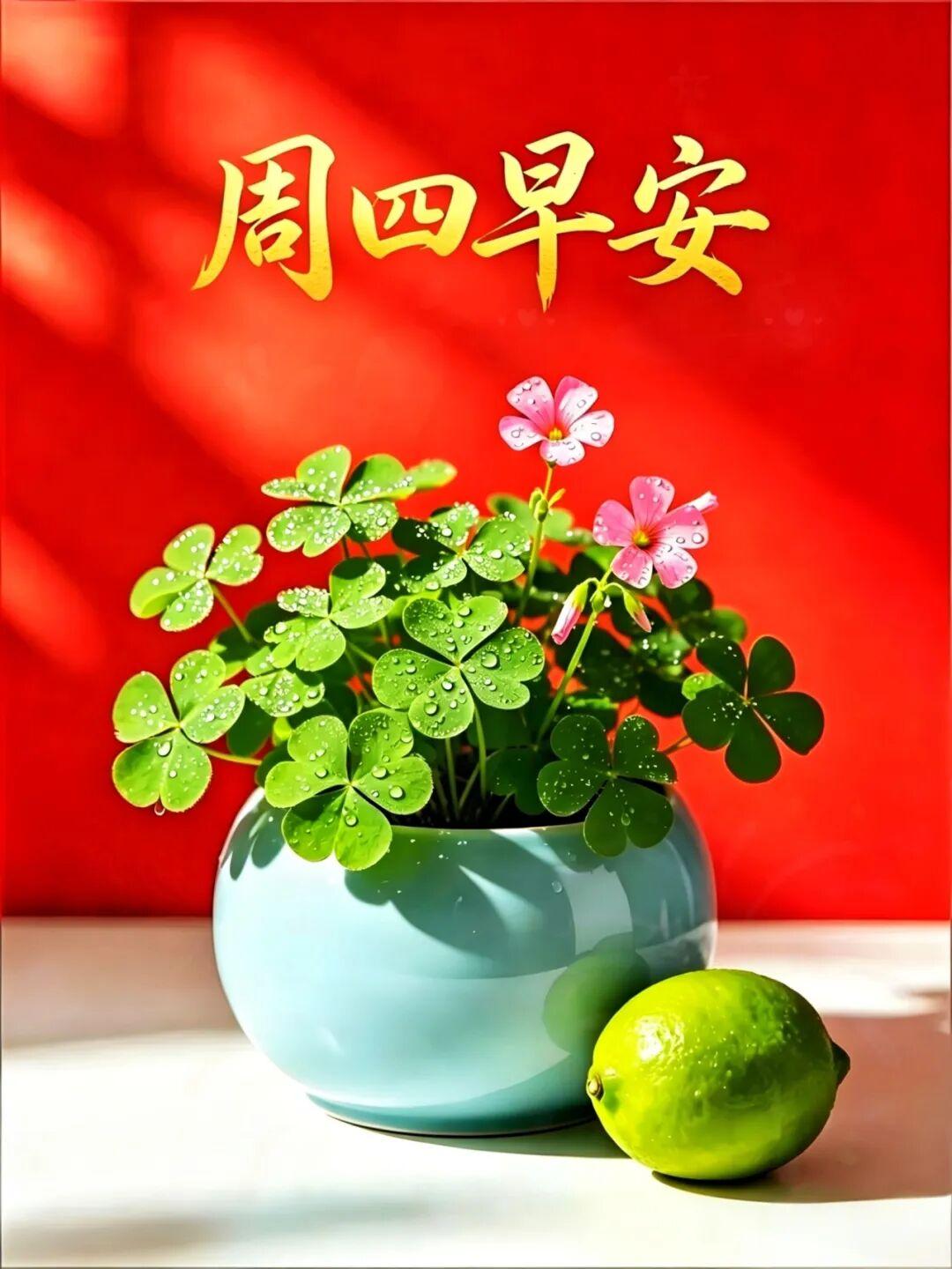 朝阳唤醒清晨，暖意漫入心间。愿福寿常相依，起居皆顺遂，安稳度过美好的一天，健康平