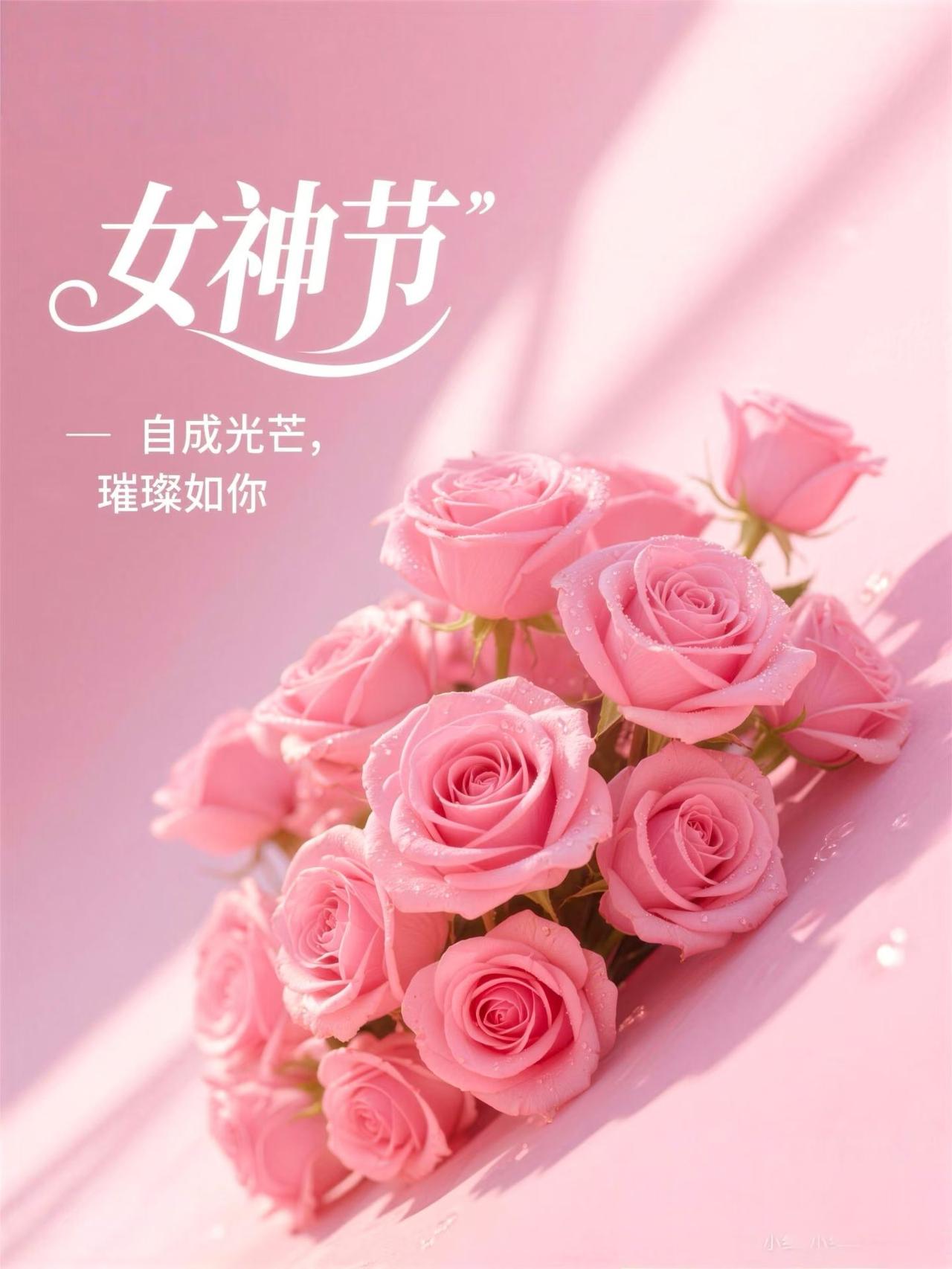 祝所有女神节快乐！
愿所有女神眼里有光、心中有爱，
不被岁月辜负，不被生活为难，
