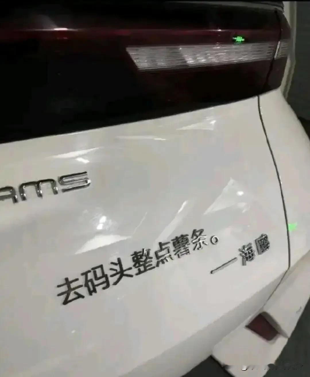 你看过哪些令人叫绝的车贴领导克星？秦劳致富？单身汉？