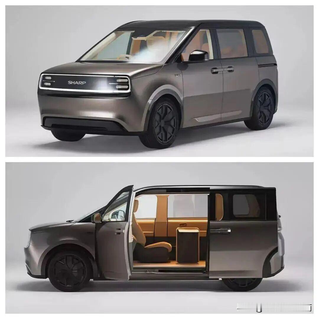 近日，夏普宣布将在2027年推出其首款纯电MPV——LDK+，这款车由与富士康联