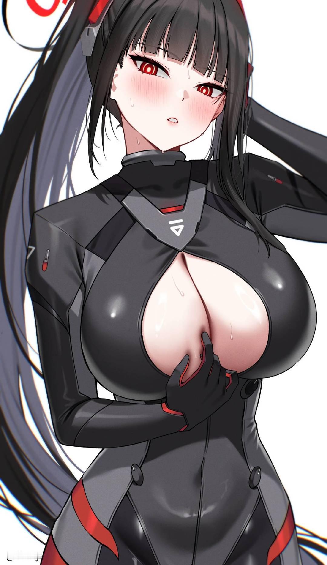 调月莉音——碧蓝档案——画师: deras，网页链接