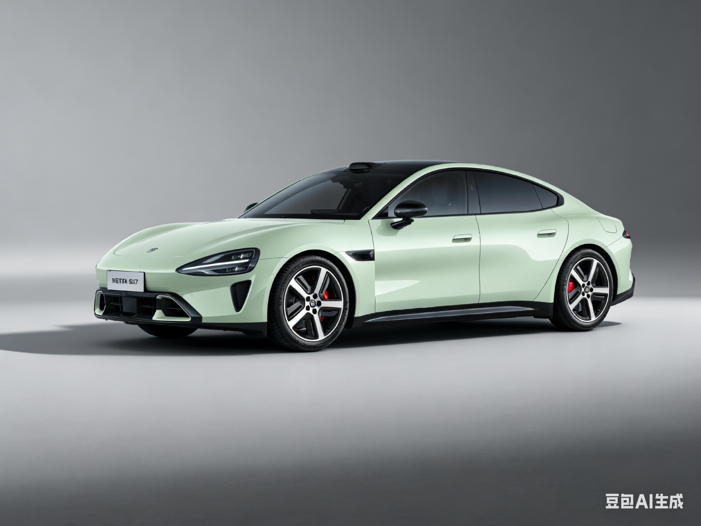 据已试驾媒体透露，新一代小米SU7还有一款未公开的绿色款。我用AI跑了几个绿色，