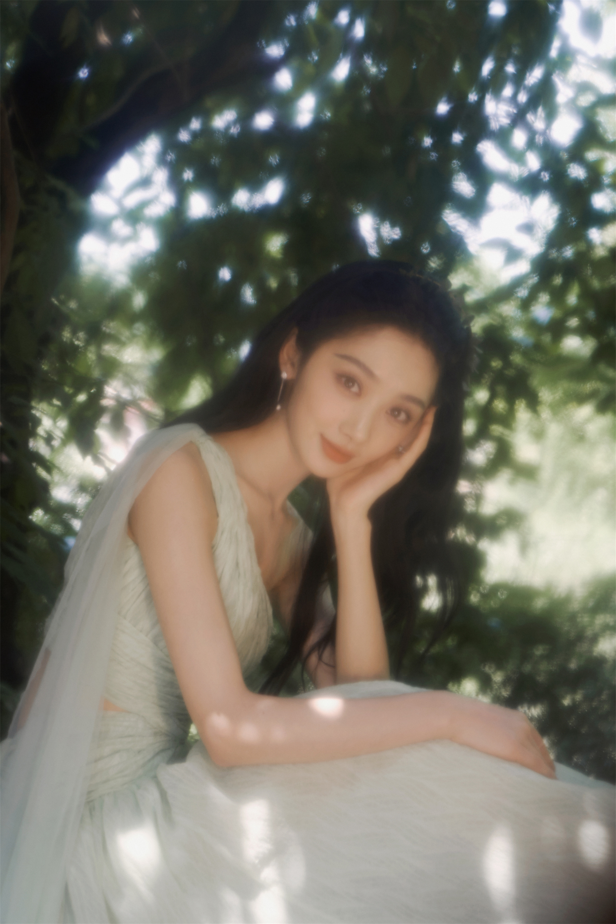 王影璐花仙子绿裙 ​​​