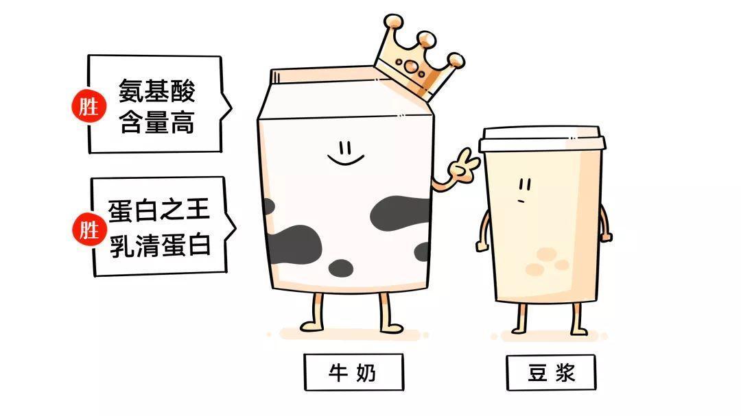 #健康真探社#【豆浆和牛奶，到底哪个更有营养？】牛奶和豆浆的蛋白质并没有太大的差