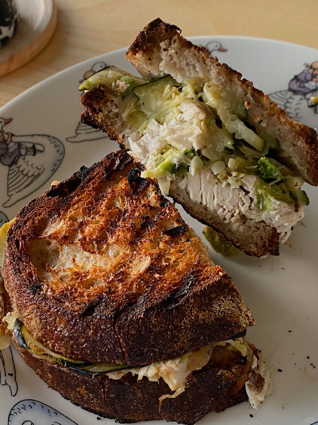Chicken avocado sandwich🥪