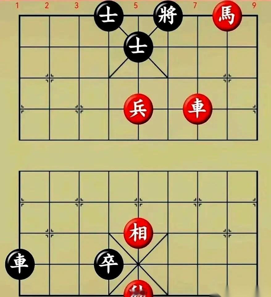 黑棋那枚卒子，像根生锈的钉子，死死楔在象腰上。
只要黑方的车往前平推一步，就是绝