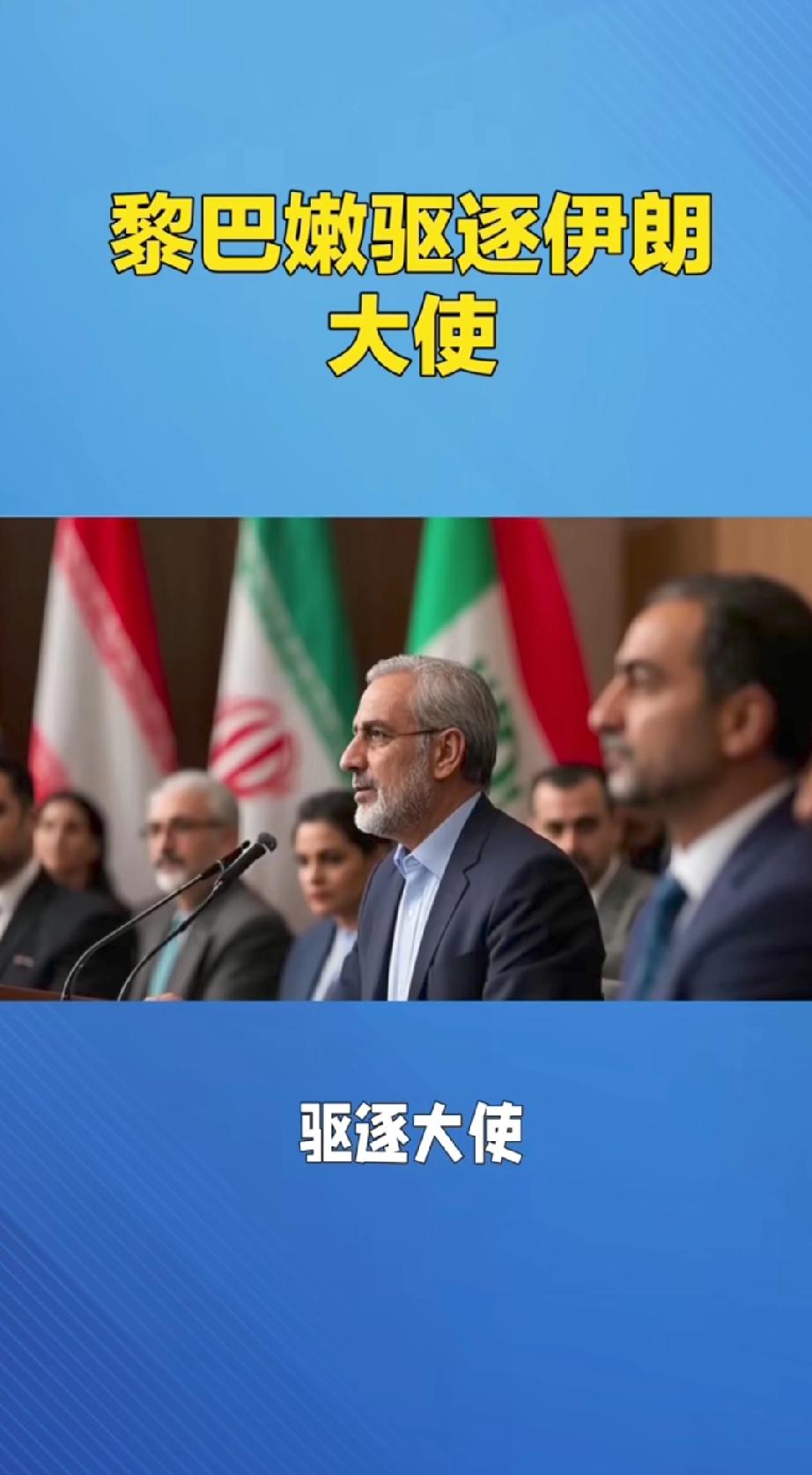 看来黎巴嫩还真是“嫩”了。
黎巴嫩外交部24日称，黎方撤销对伊朗驻黎大使委派的批