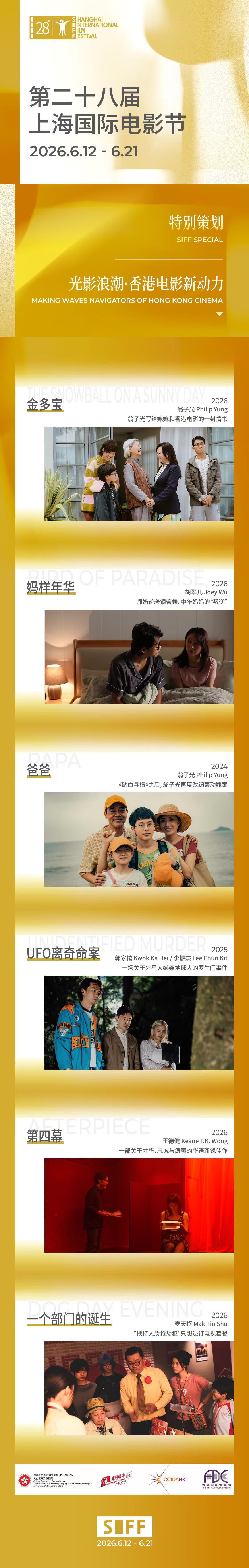 上海国际电影节片单发布 我的必看单元~港片来了~！《金多宝》之前在香港看过还是非