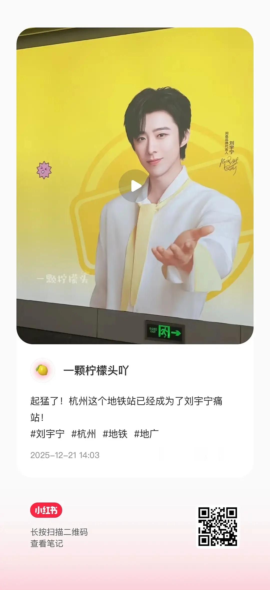 这边建议刘宇宁黑粉12月不要出门了 