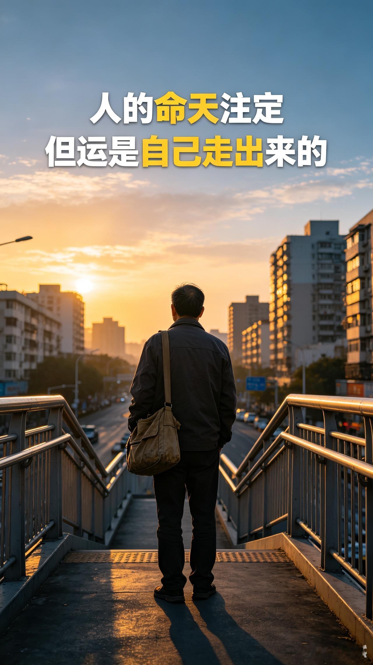 老辈人常说“人的命，天注定”，很多人在人生低谷时，总把不顺归咎于天命，认定自己生