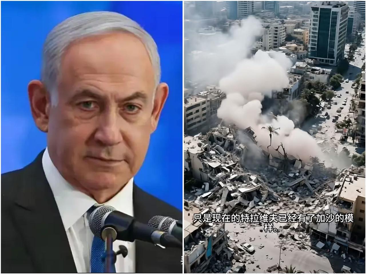 谁能想到，

曾经光鲜亮丽的特拉维夫，

如今连防空洞都挤爆了！

这座城市以前