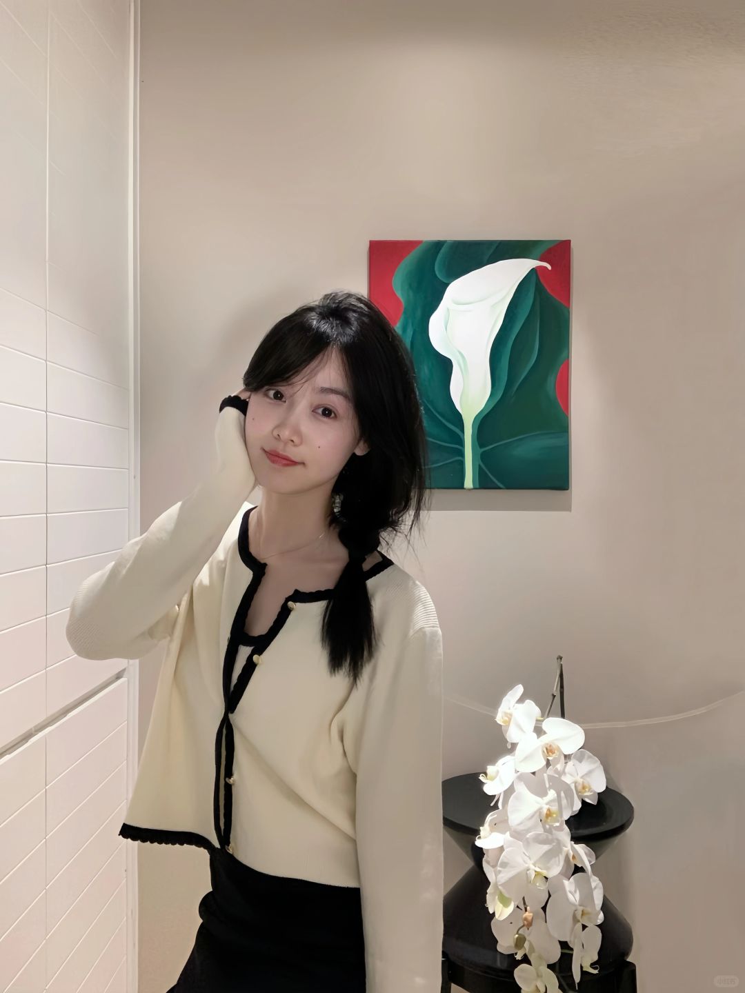 丙烯画•马蹄莲