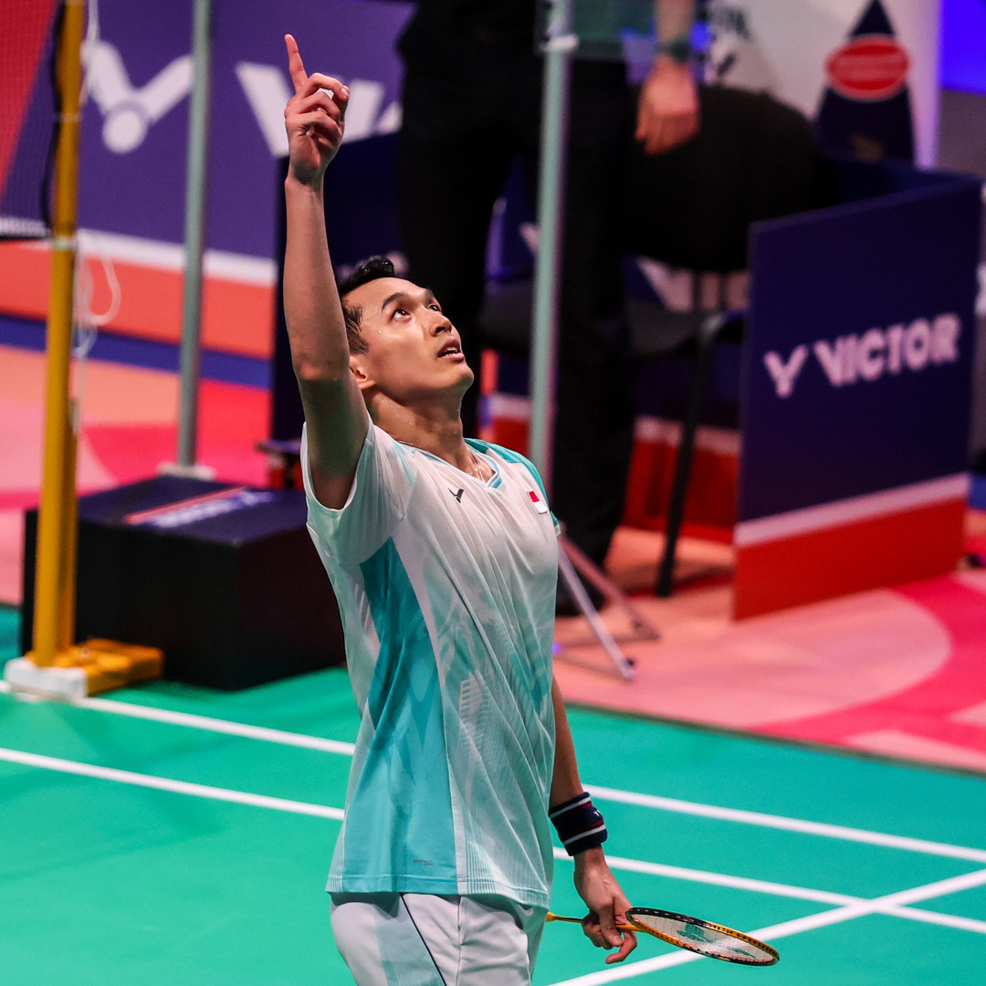 🔥乔纳坦豪取赛季第三冠！乔纳坦🇮🇩 21-14、21-14 🇩🇰马格纳