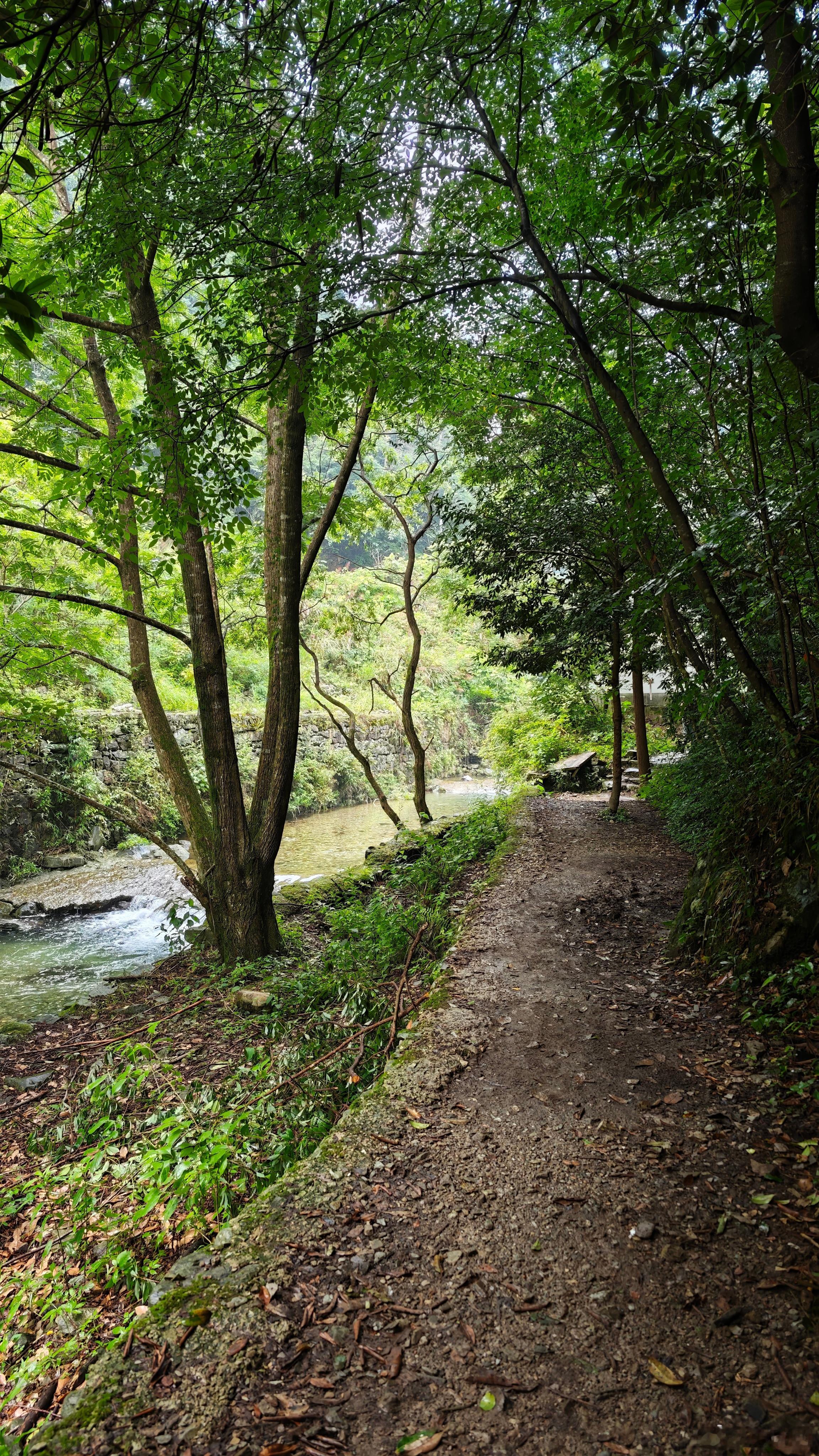 家住苍烟落照间，丝毫尘事不相关 