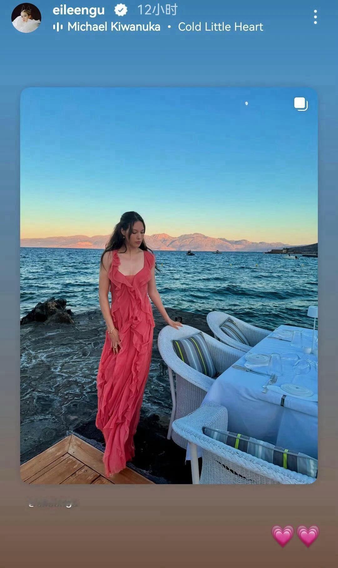 谷爱凌在ins上晒中餐原来她是个中国胃，看得出来她很爱 