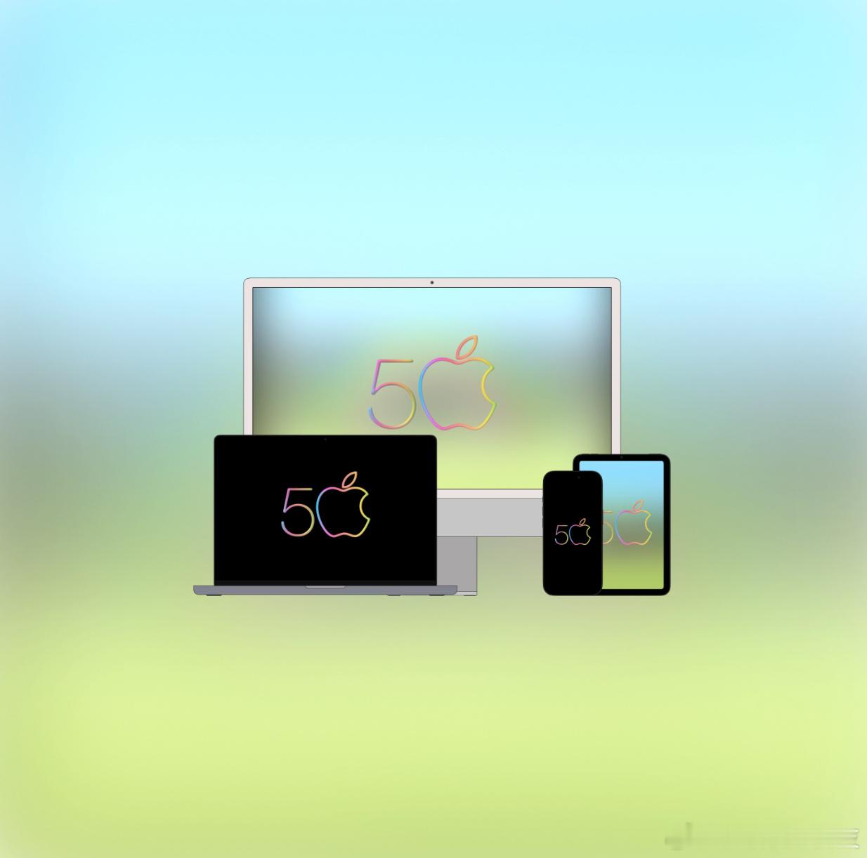 苹果50周年壁纸分享