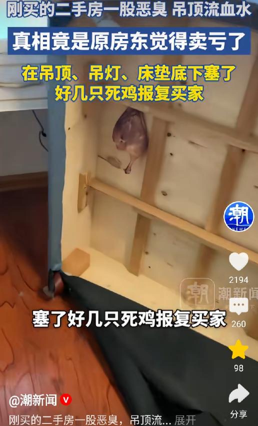 “这房主的脑回路真清奇！”安徽合肥，女子买了一套二手房，没想到，她进房闻到恶臭，
