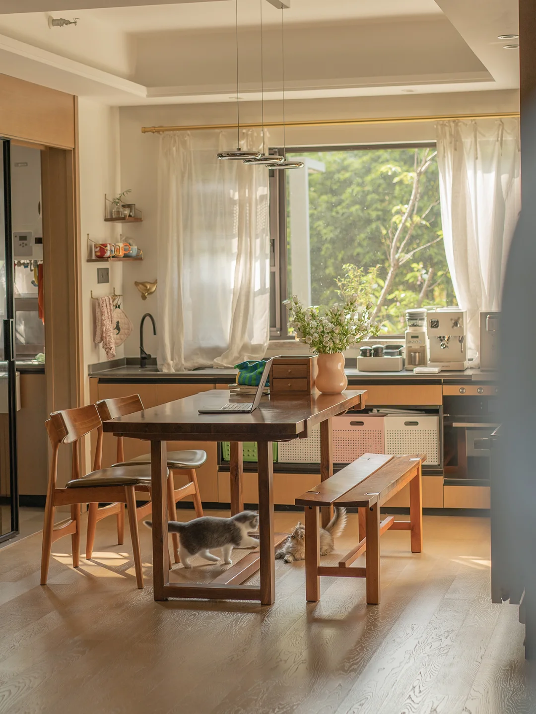 44岁单身带娃，有个一楼的小家，也很幸福