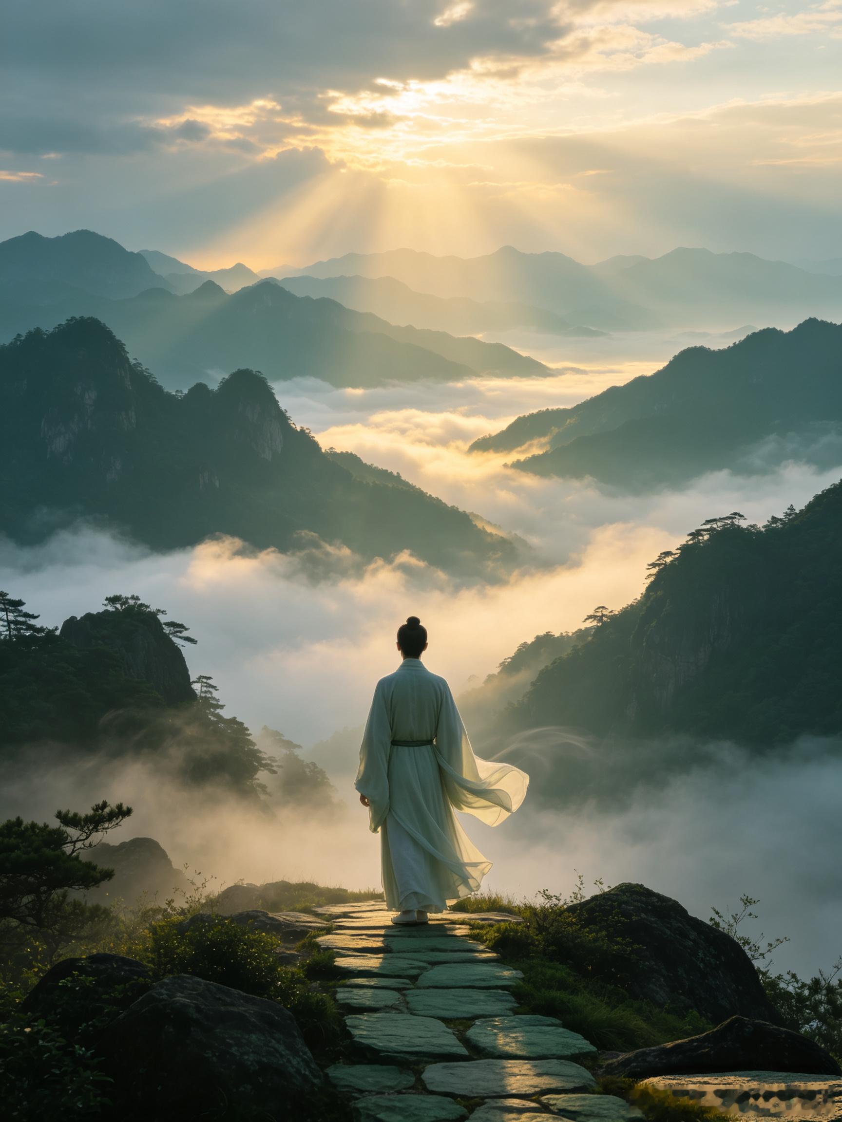 ✨人本身在大道之中，只是大多不自知。不识大道，便随心妄动，徒生内耗。一旦觉醒，心