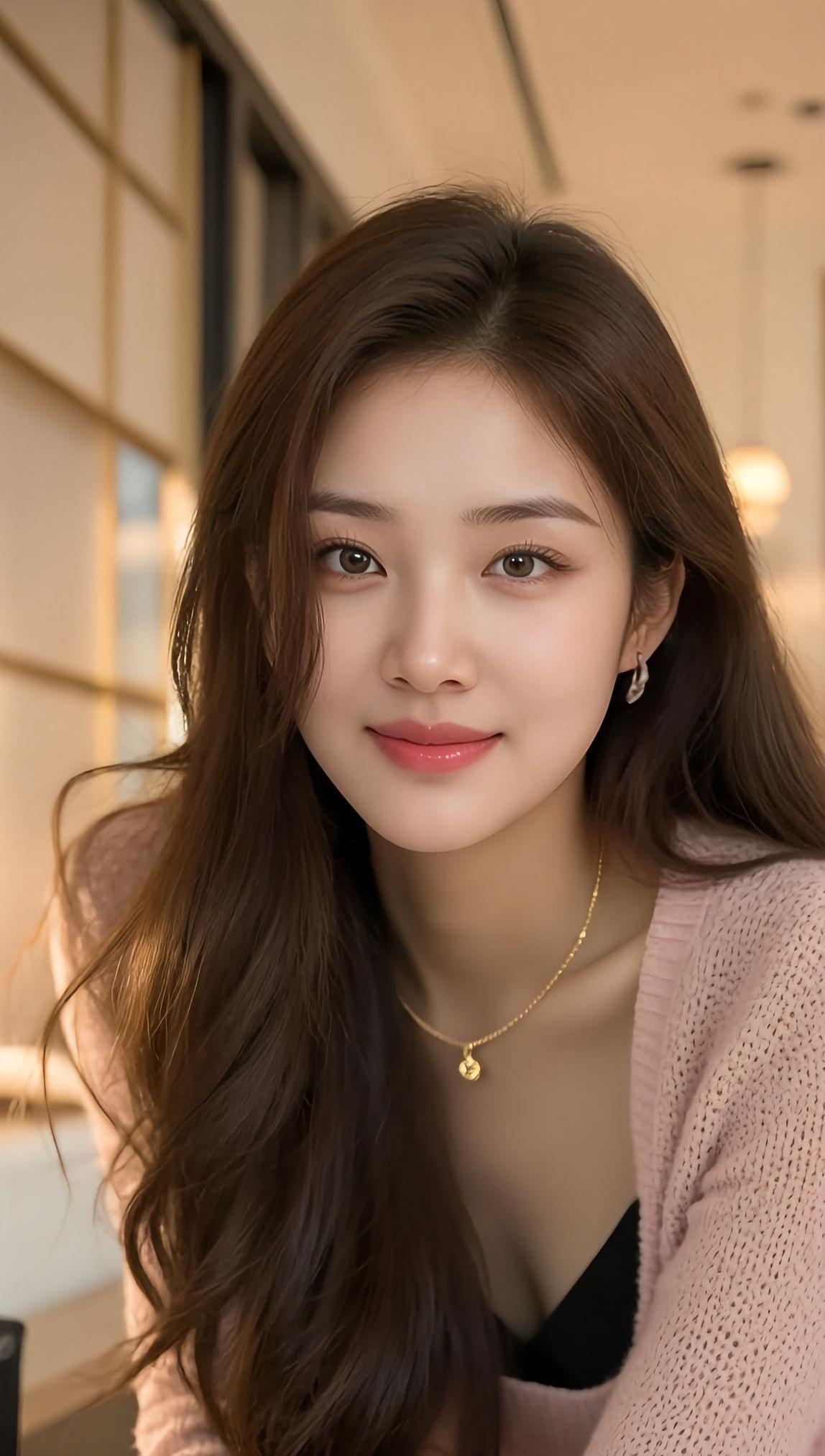 玉颜如花，笑靥如春。