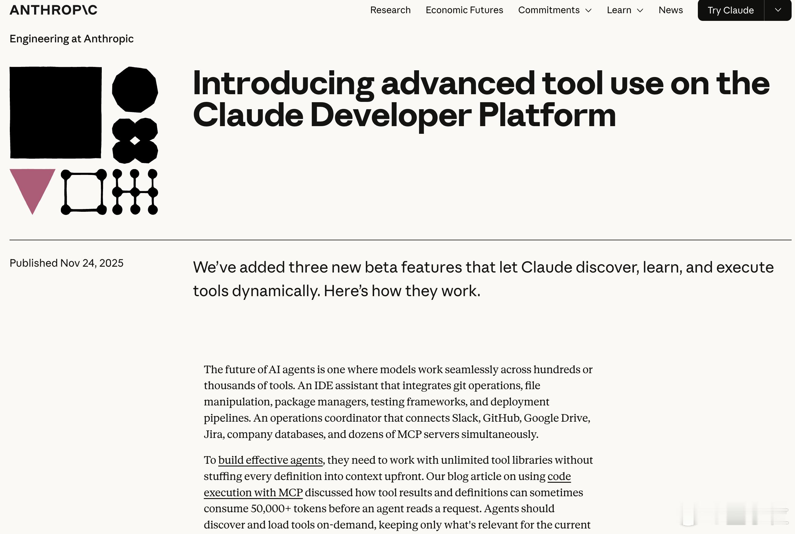 Anthropic发布了Claude的三个新功能，让AI能够同时管理成百上千个工