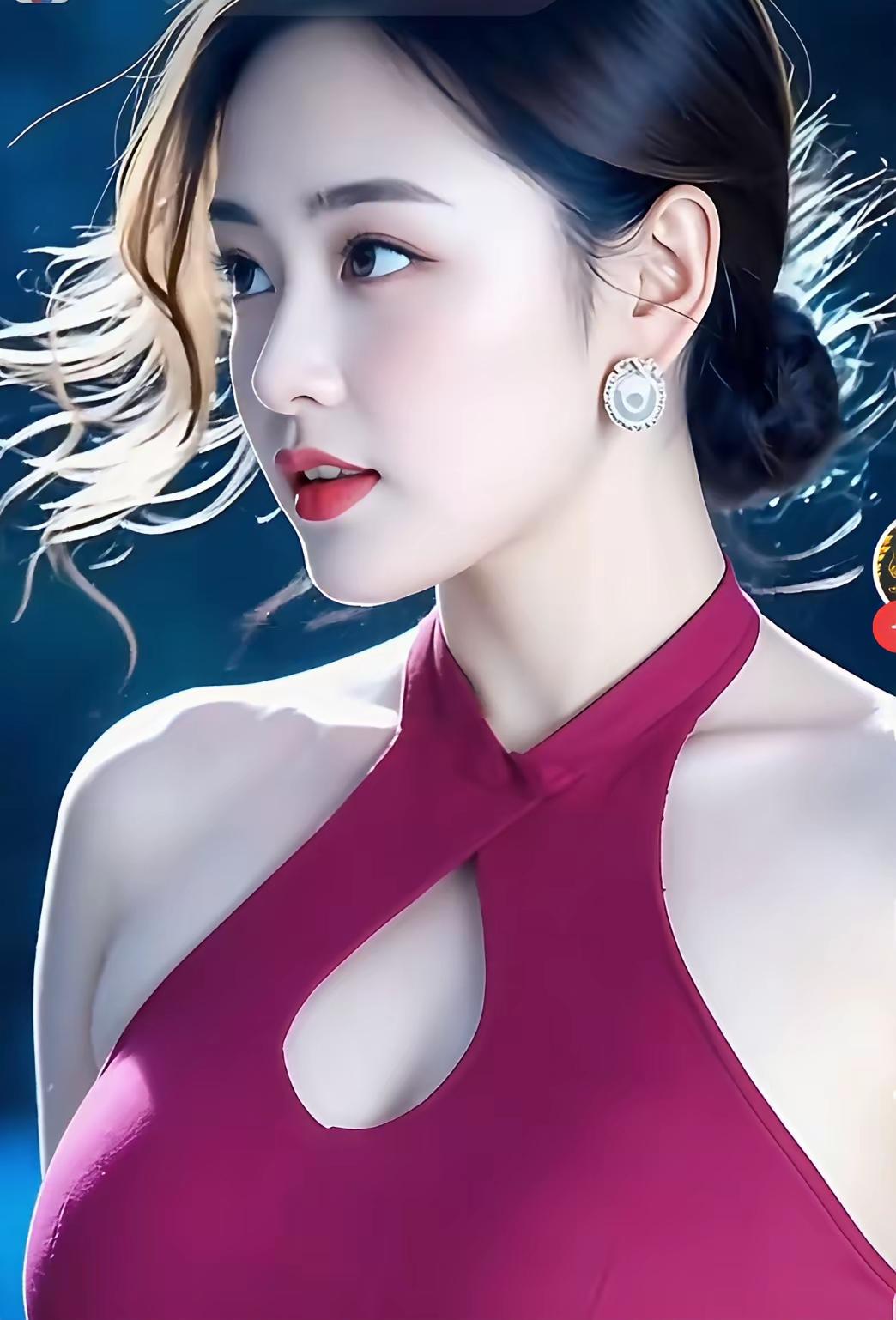 惊艳的侧颜杀！💄✨