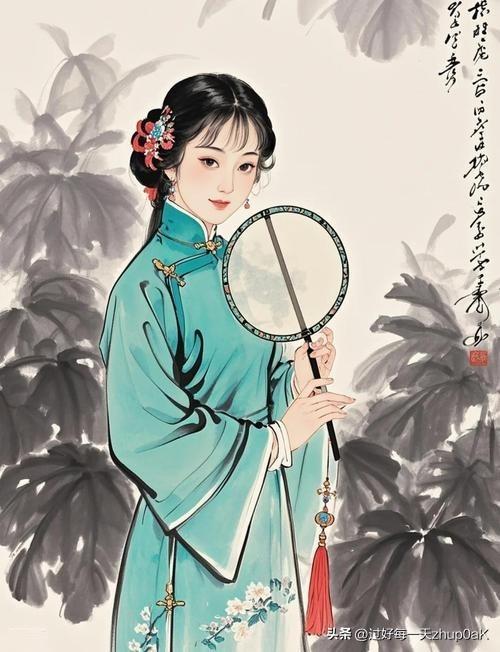 《越调天净沙·夏》
——元.白朴
云收雨过波添，
楼高水冷瓜甜，
绿树阴垂画檐。