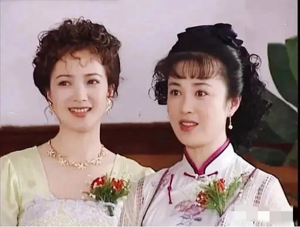 哇~，两大古装美人真的太美了美！

何晴典型的江南美人，五官精致、身段优美，清丽