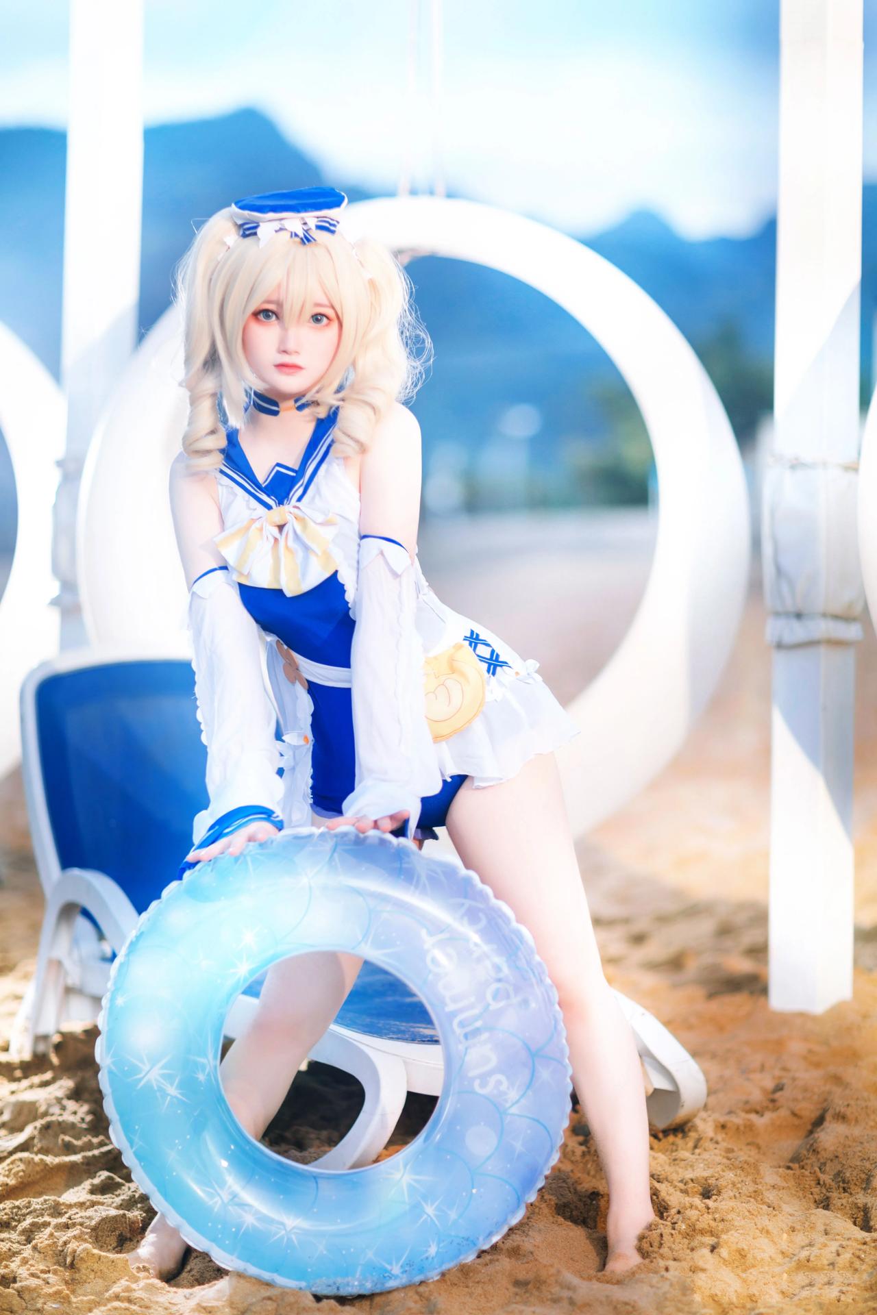 芭芭拉冲啊，谁的仓库不装一只芭芭拉呢！
COSER：璃璃喵喵球#游戏# #原神#