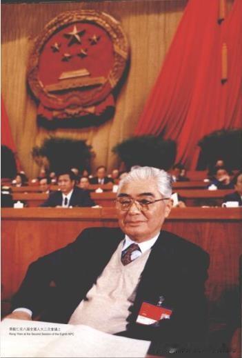 荣毅仁在八届全国人大二次会议上