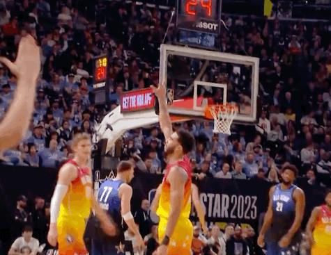去年的全明星是笑着看完的[嘻嘻]希望今年也是[老师好]#nba全明星# ​​​