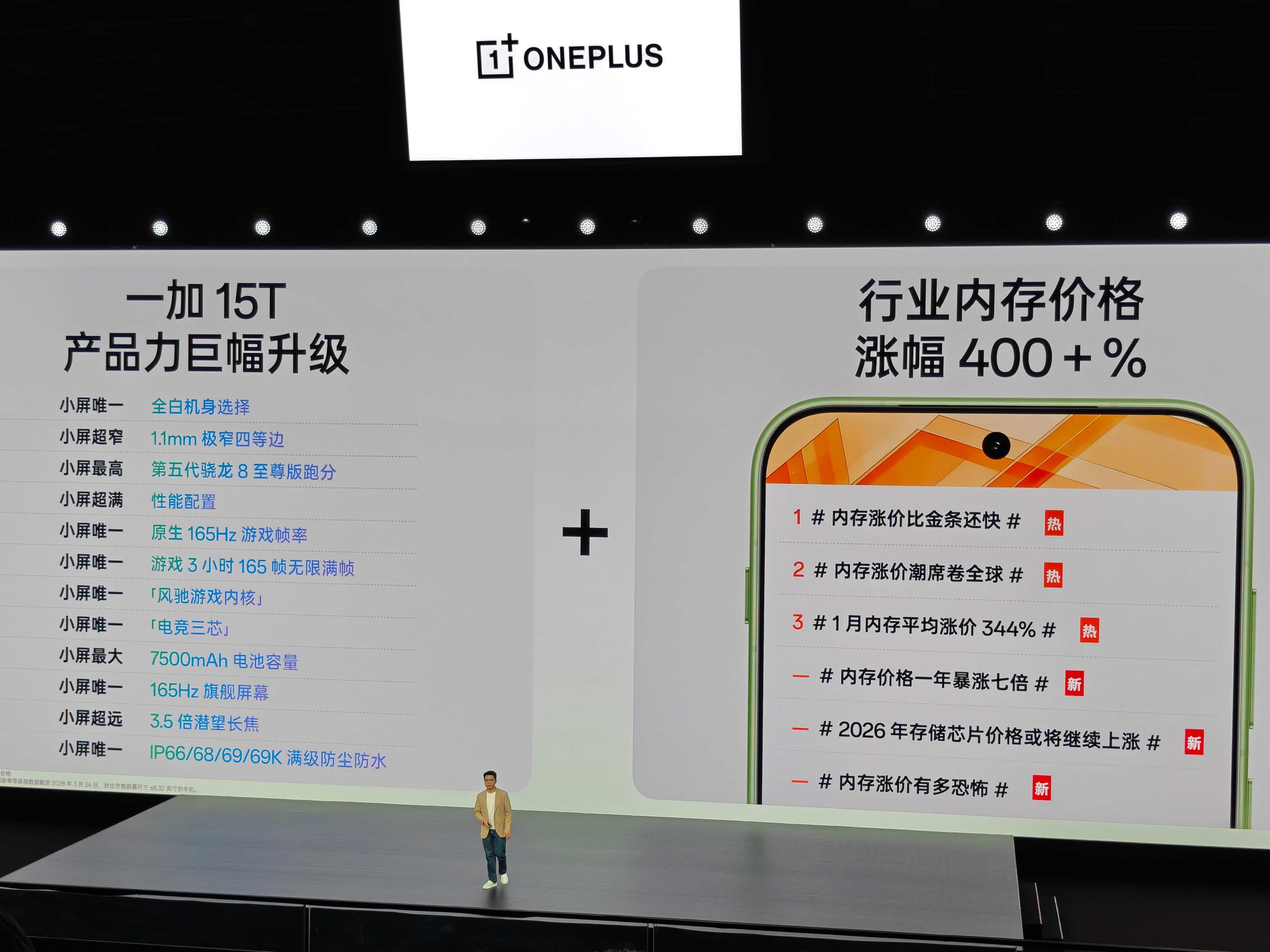 猜猜一加15T的起售价