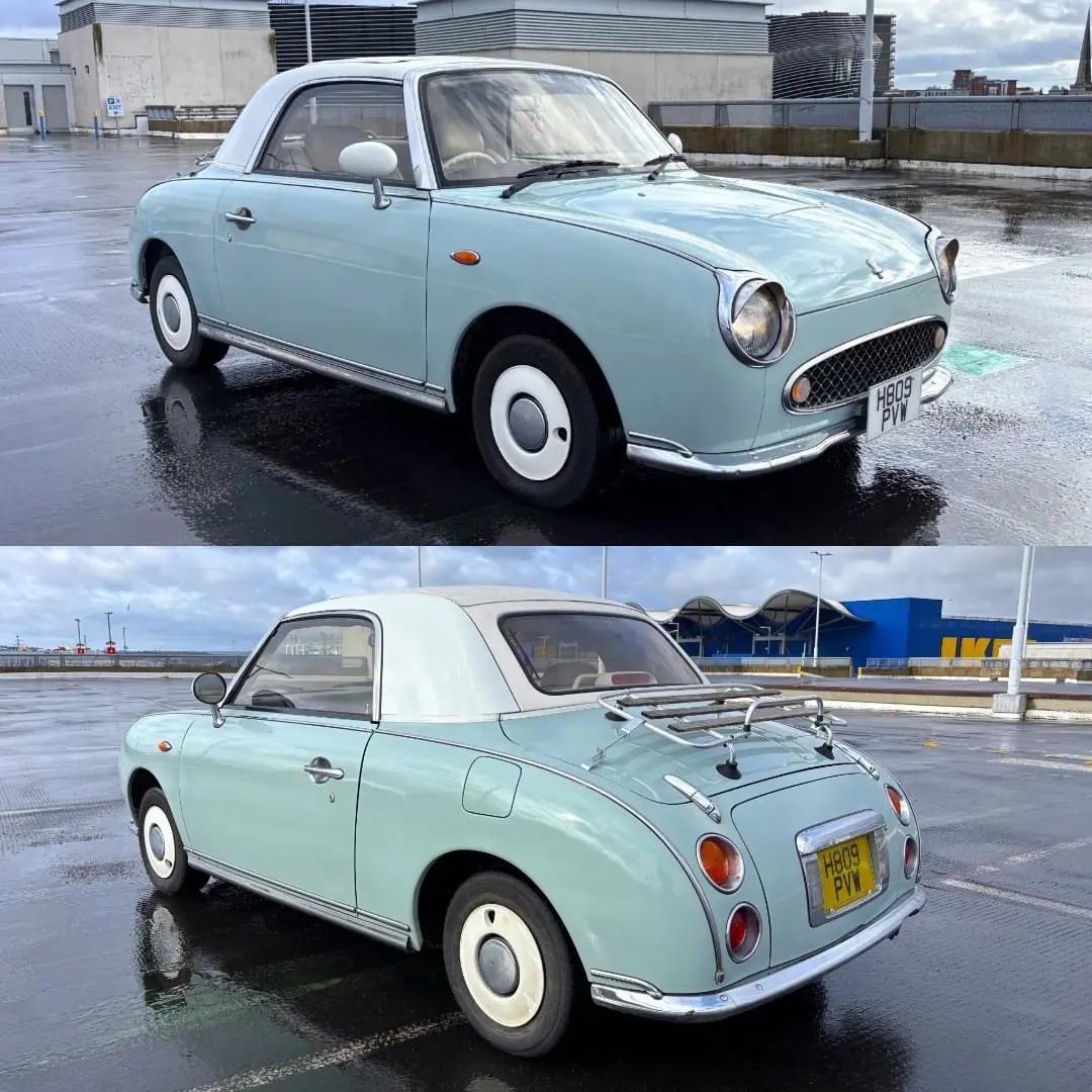 这台1991年日产 Figaro 近期现身 Bring a Trailer 平台